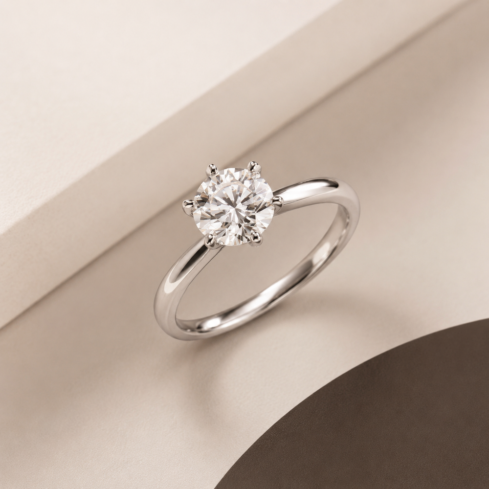 Classic 6-Prong Solitaire Ring