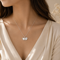 Pavé Pearl Shell Pendant